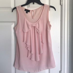 Baby Pink Top With Bow